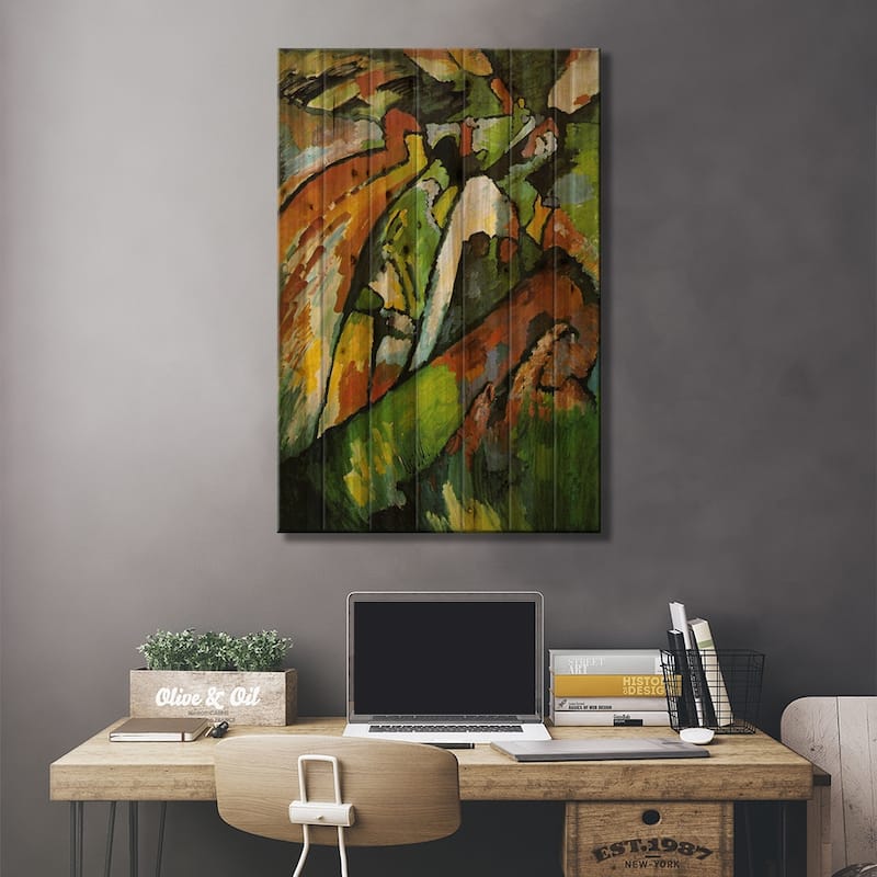 Improvisation 7 Print On Wood by Wassily Kandinsky - Multi-Color