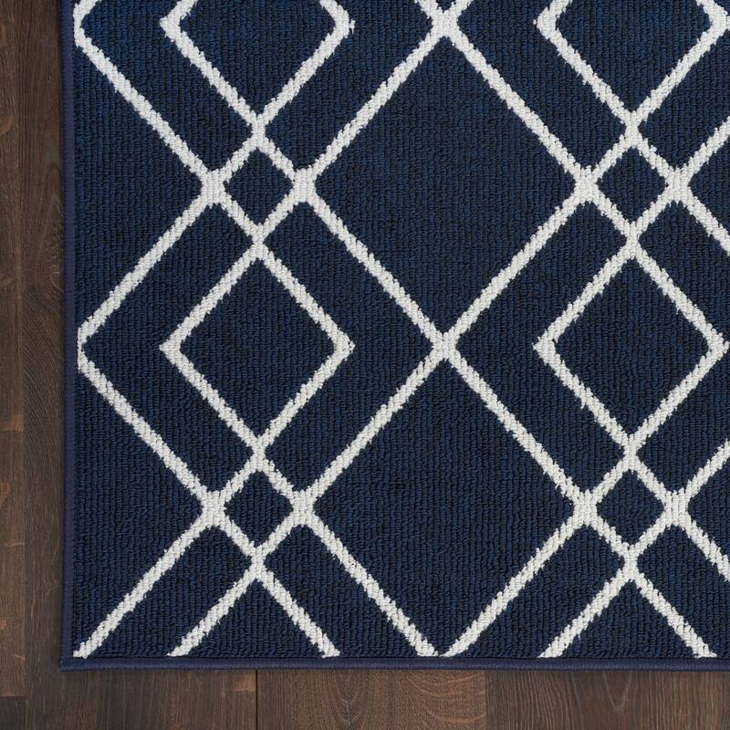 Nourison Modern Lines Diamond Geometric Area Rug