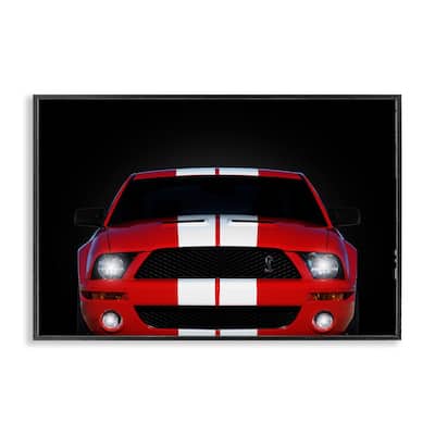 Stupell Iconic Red Sports Car Framed Giclee Art Design By Mark Rogan