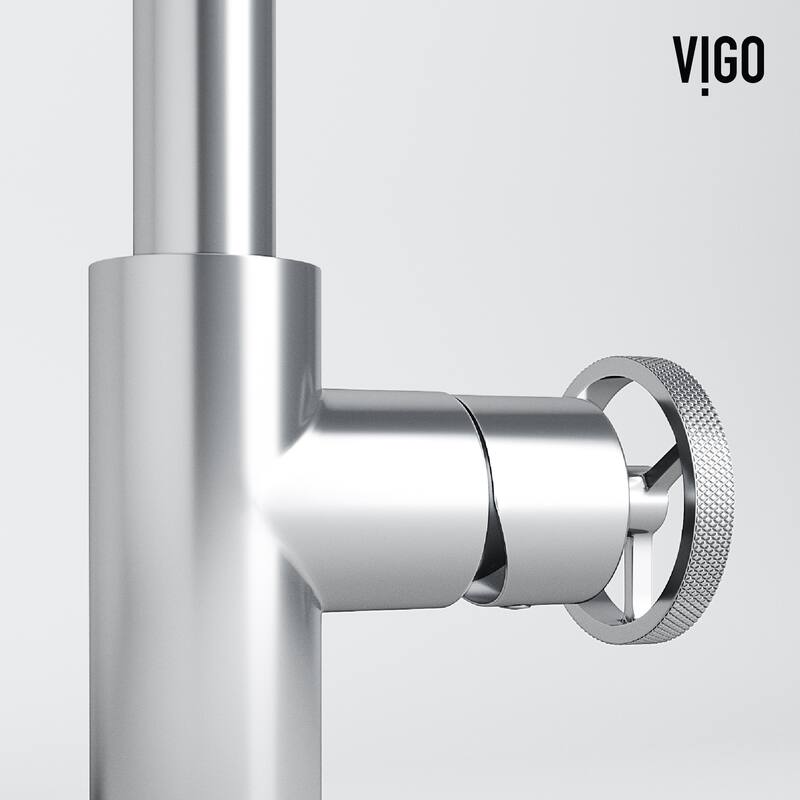 VIGO Cass 9" H Single Handle Single Hole Bathroom Faucet