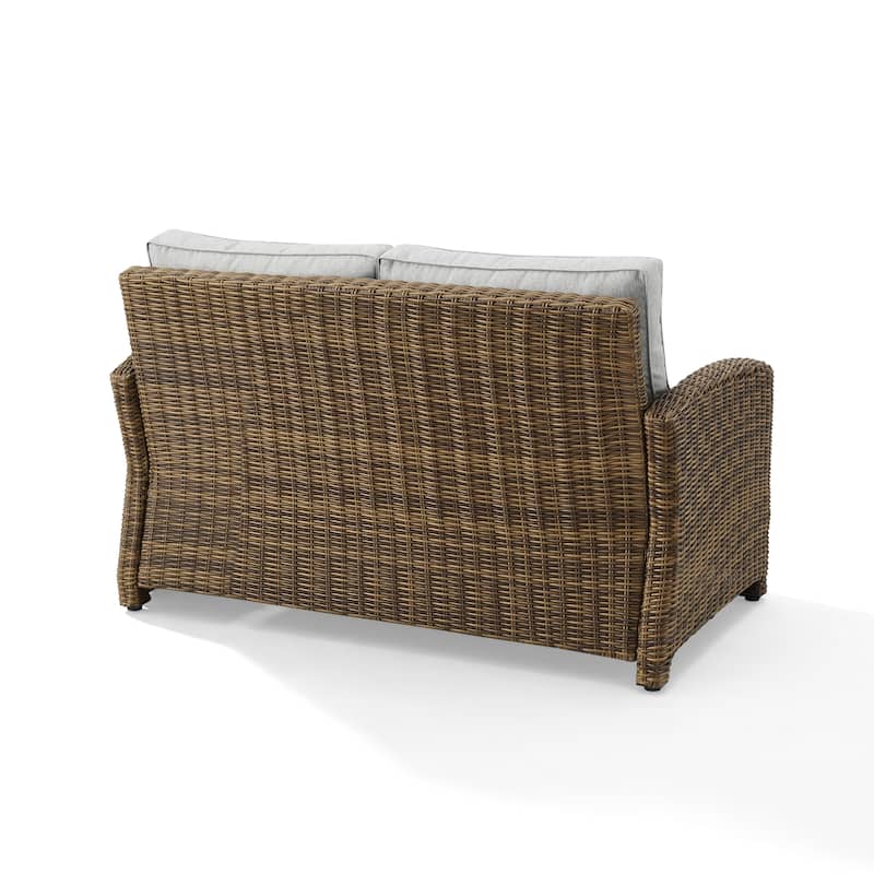 Crosley Bradenton Outdoor Wicker Loveseat - 55 "W x 31.75 "D x 32.5 "H