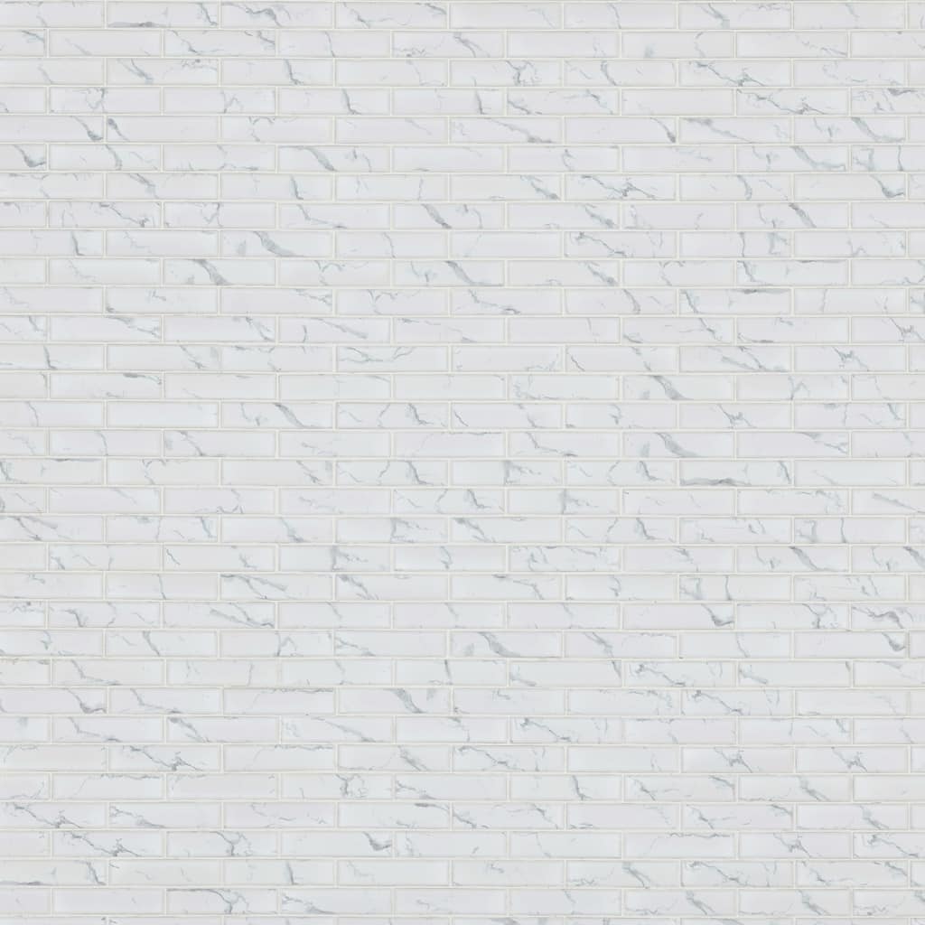 Ackland AKM-P-L1X4BRM-CA 12" x 12" Porcelain Brick Floor and Wall