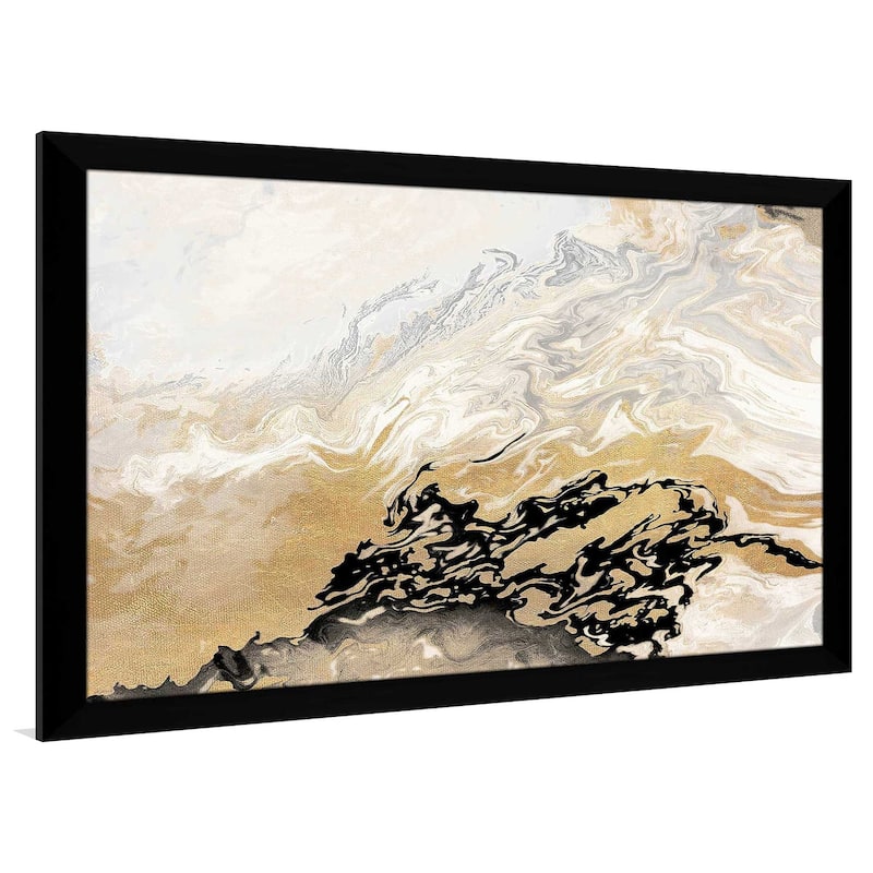 "Gold Wave (Horizontal)" Print on Acrylic