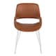 Option Camel Faux Leather/Chrome Metal
