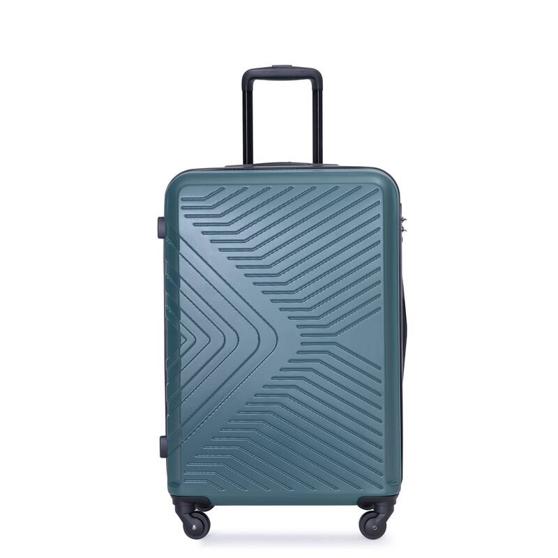 High Quality 3 Piece Hard-Shell Luggage Sets, ABS Lightweight Suitcase with Telescoping Handles and Spinner Wheels & TSA Lock