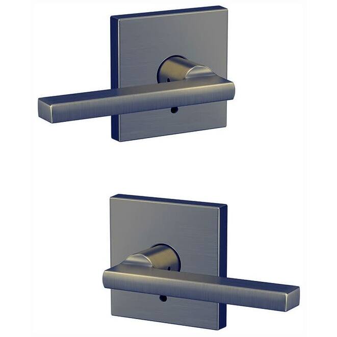 Schlage Custom Latitude Non-Turning Two-Sided Dummy Door Lever Set