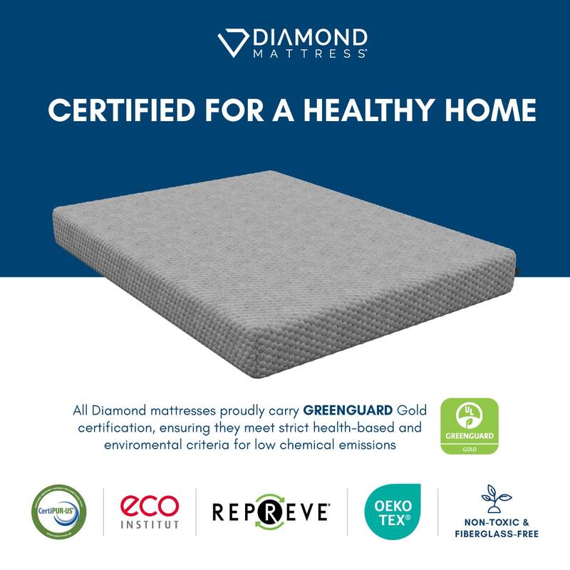 Sadie, 8-inch, Cooling Gel Memory Foam Hybrid Mattress, CertiPUR US and Greenguard Gold Certified