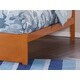 preview thumbnail 4 of 5, AFI Concord Twin Platform Bed with Footboard & Twin Trundle in Caramel Latte