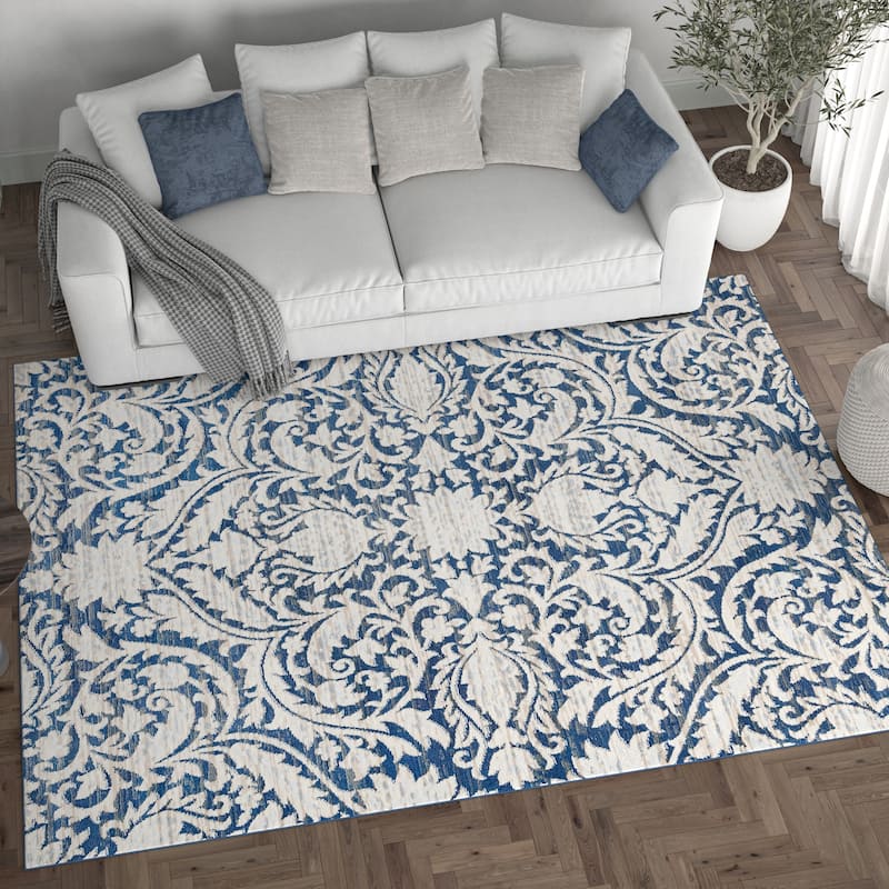 Carrington Farmhouse Floral & Botanical Indoor Area Rug