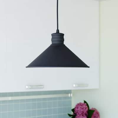 Akron Bronze Farmhouse Barn Pendant Ceiling Light
