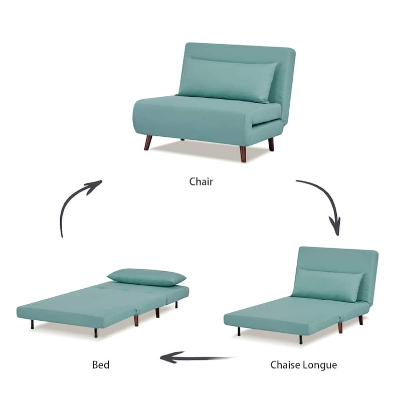 Artdeco Home - Tustin Upholstered Convertible Lounge/ Sleeper Chair