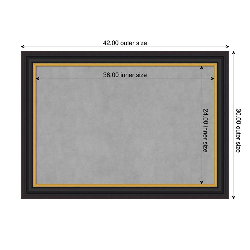 Amanti Art Sierra Black Brown Framed - 42 x 30 in - Sierra Black Brown