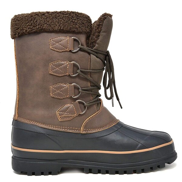 Dream pairs men's insulated waterproof winter snow boots clearance