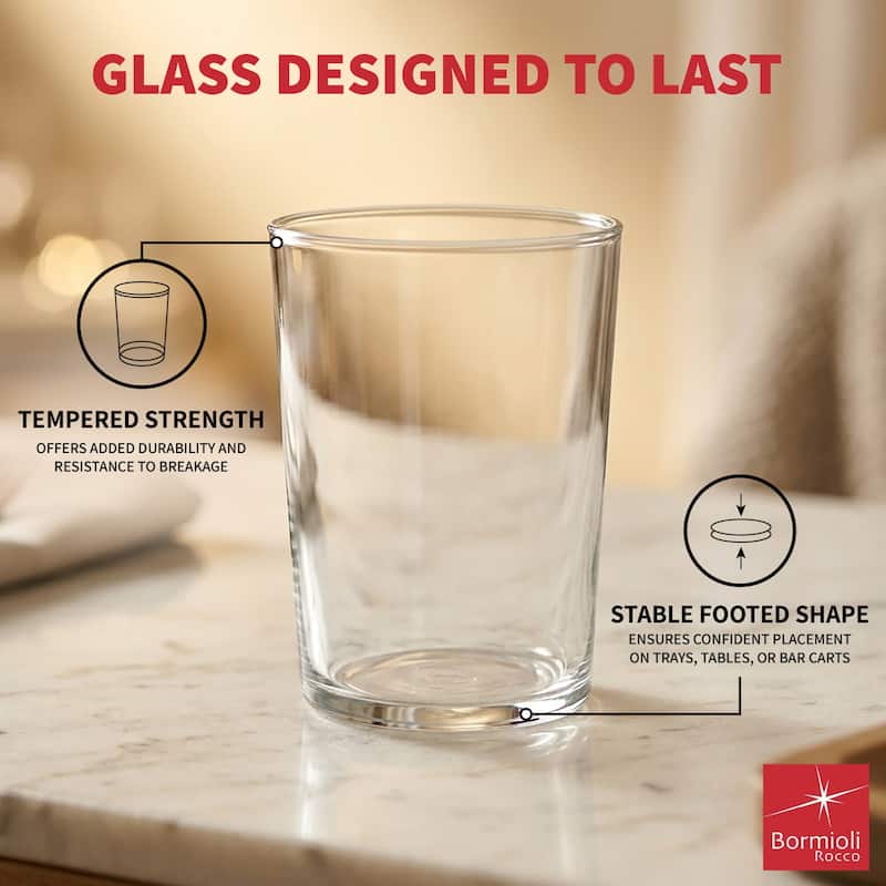Bormioli Rocco Set of 6 Bodega Tumbler