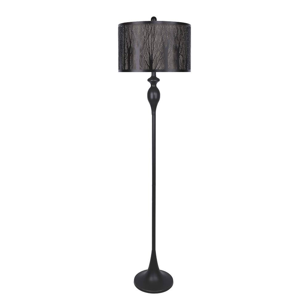 Ashland 63" Metal Floor Lamp with Drum Shade
