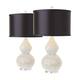 Abbyson Sea Urchin 26 Inch Table Lamp (Set of 2)