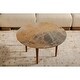 preview thumbnail 3 of 14, NADAAL STUDIOS Isolde, Round Accent Table with Banswara Marble, White - 36 X 36 X 18