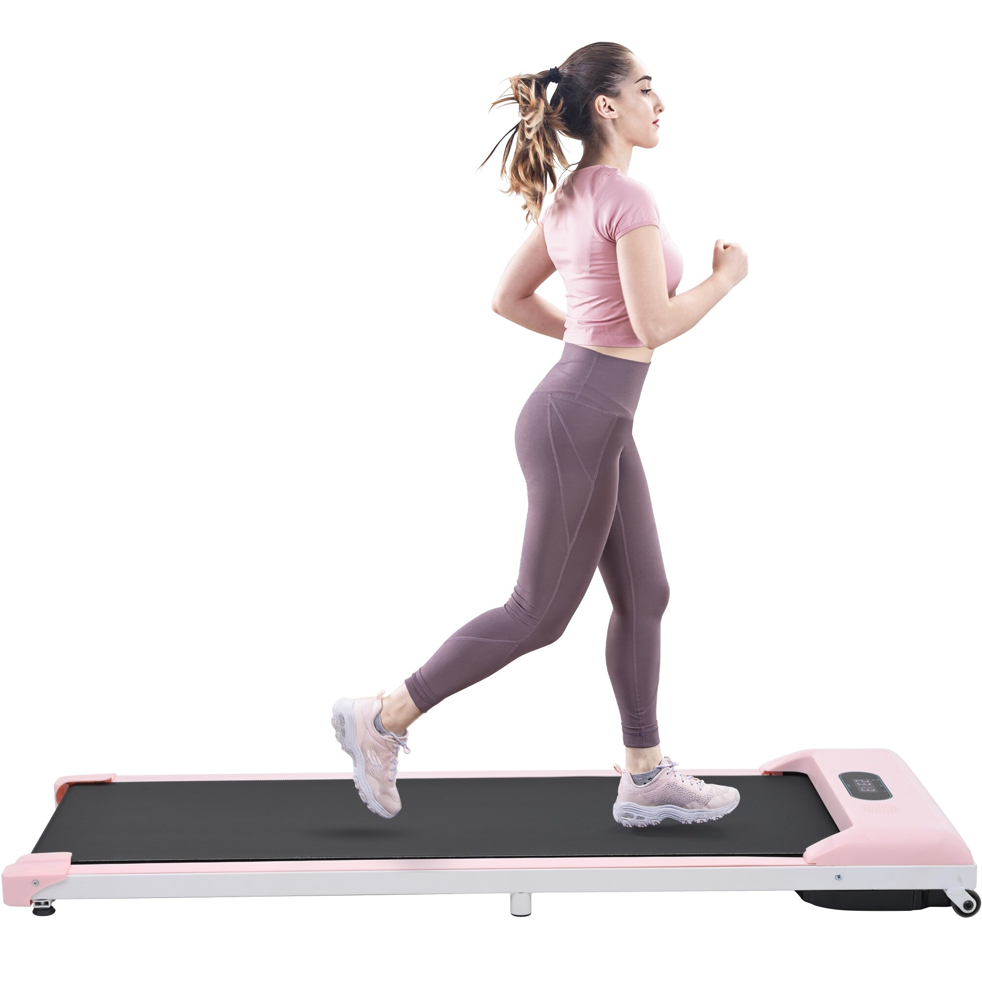 Pink running machine store