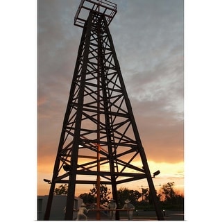 Shop Malaysia S First Oil Well Grand Old Lady At Sunset On Canada Hill Poster Print Overstock 16495066
