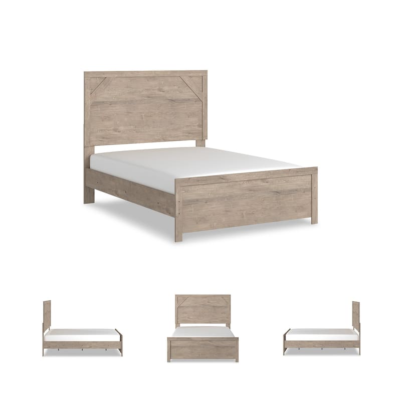 Senniberg Light Brown Panel Bed