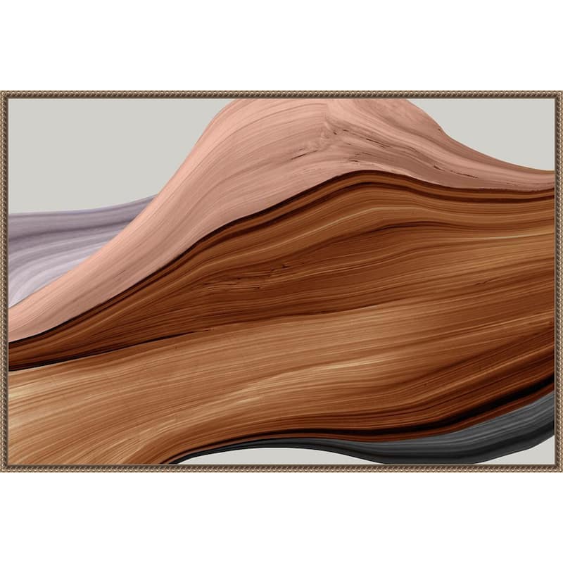 Veins of Oak No. 1 by PI Studio (41 x 28 in.), Framed Canvas Wall Art Print