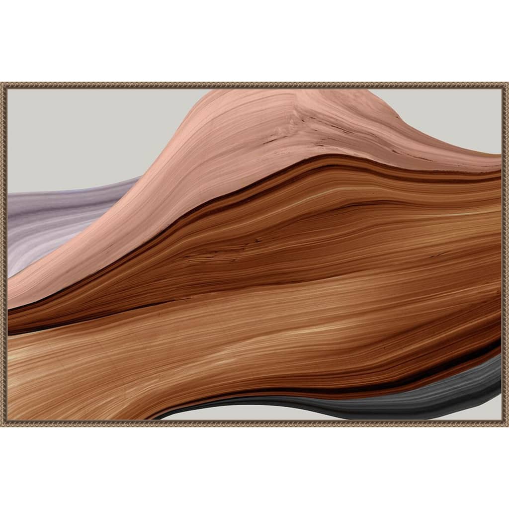 Veins of Oak No. 1 by PI Studio (41 x 28 in.), Framed Canvas Wall Art Print