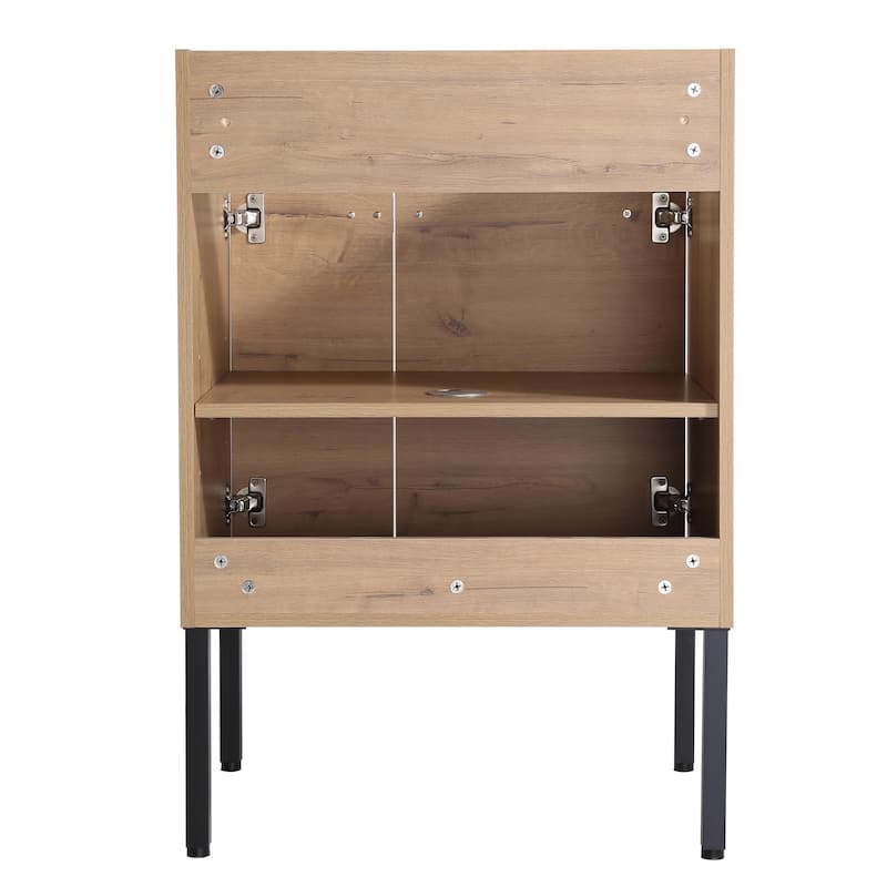 Bathroom Vanity With Sink In 24/30/36 Inch, Floating Bathroom Vanity or Freestanding Vanity With Soft Close Door