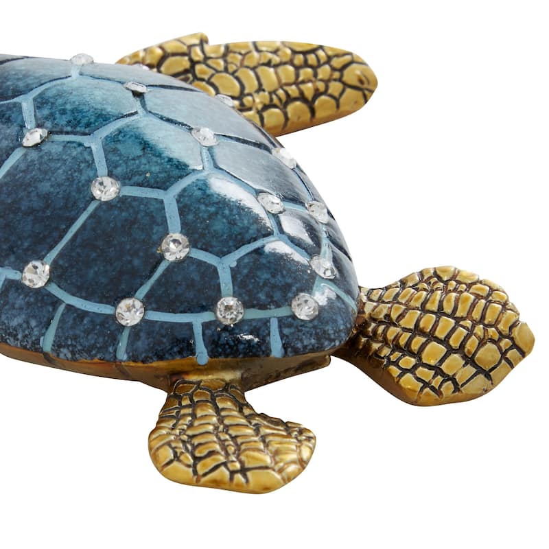 Polystone Turtle Decorative Sculpture - Set of 3 Brown - Roche River Decor
