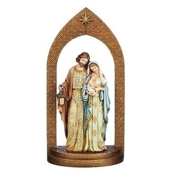12” Holy Family in Arch Figurine - N/A