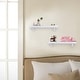 preview thumbnail 10 of 18, Danya B. 24" Floating Display Ledge Wall Shelves - Set of 2