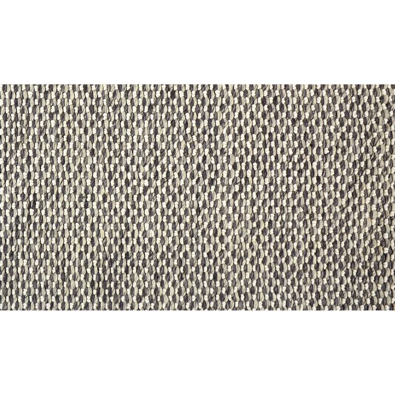 Genet Modern Eco-Friendly Bouclé Rug, Chracoal Gray/Ivory, Accent Rug