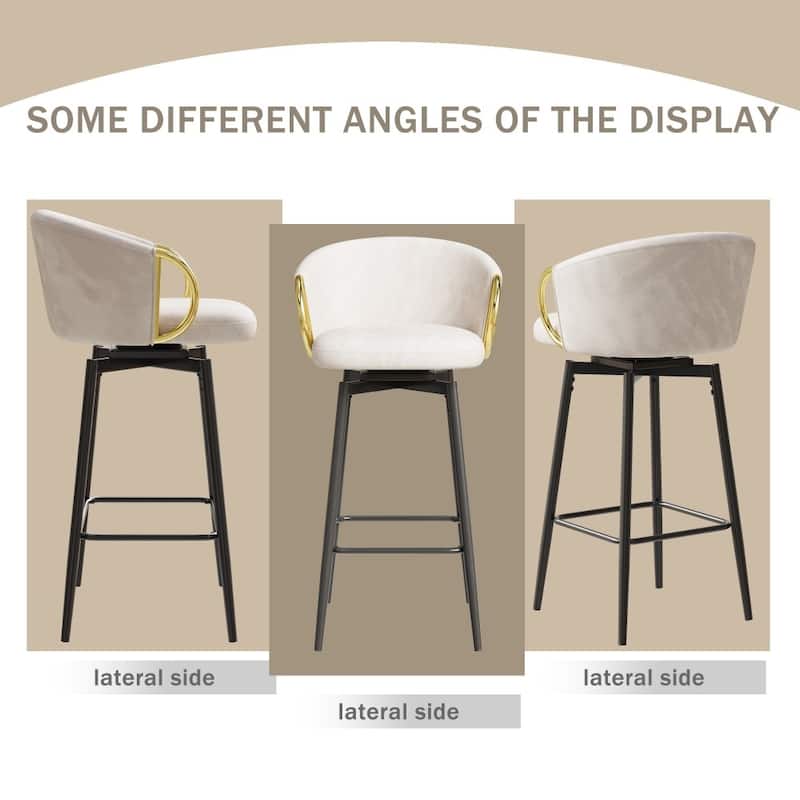 Dining Chairs Set of 4 Modern Style Bar Chairs with Simple Design