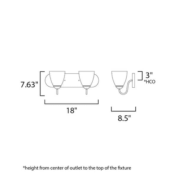 Maxim 11382 Axis 2 Light 18" Wide Vanity Light