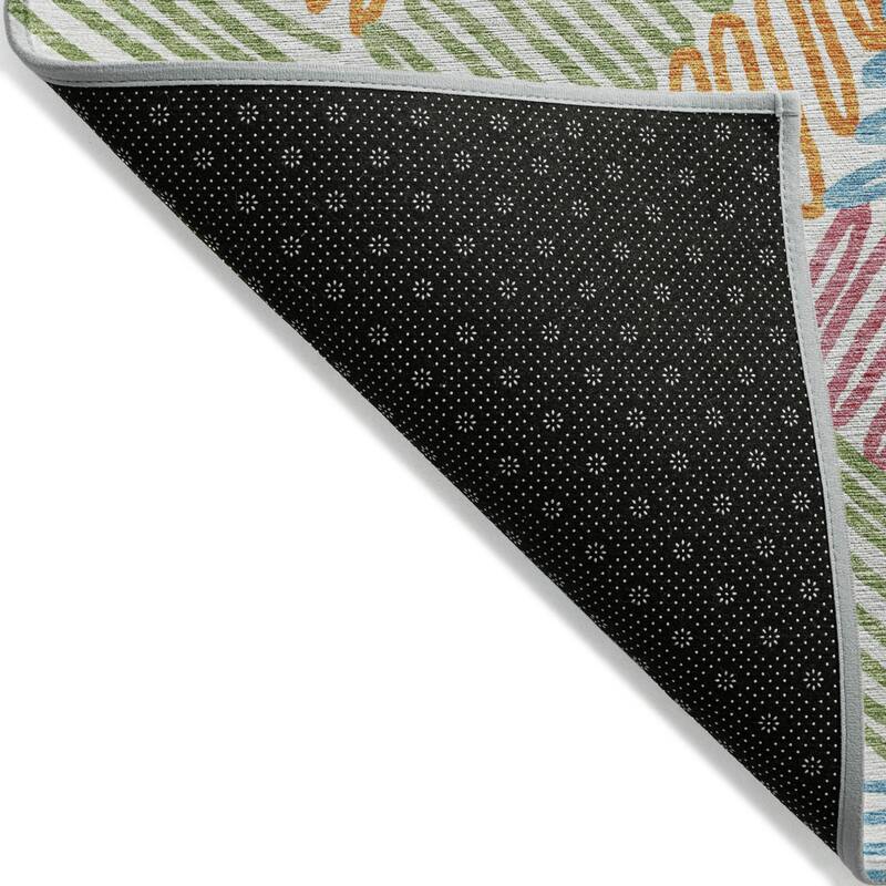 HomeRoots Floral Transitional Rectangle Outdoor Rug