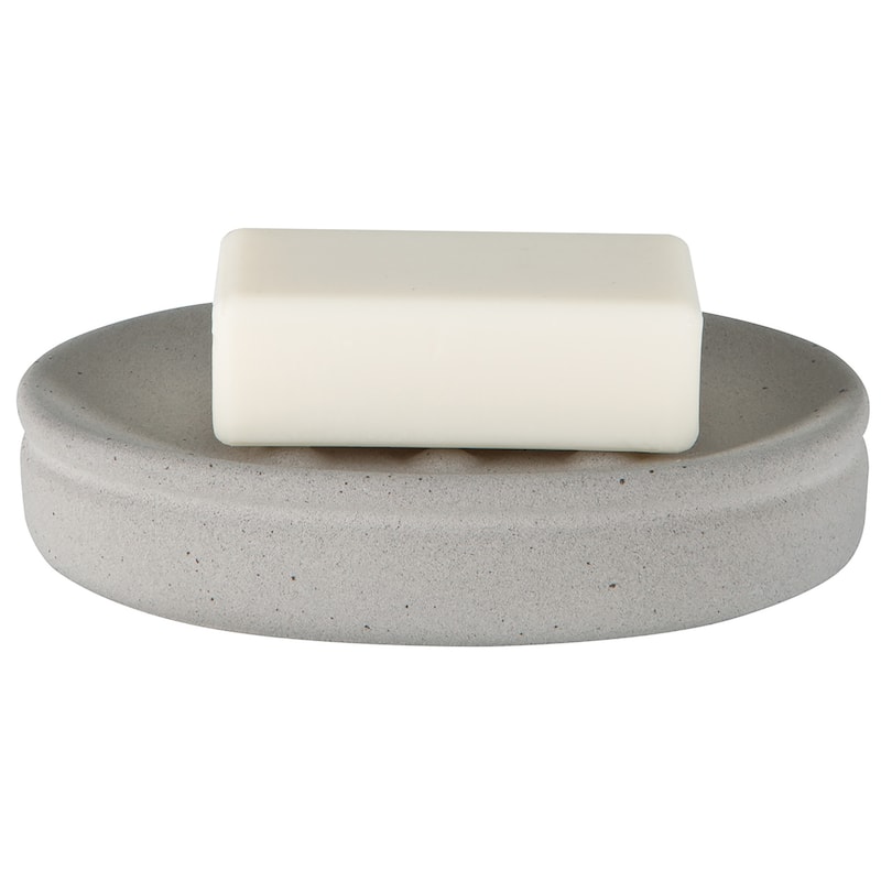Spirella Grey Cement Soap Dish