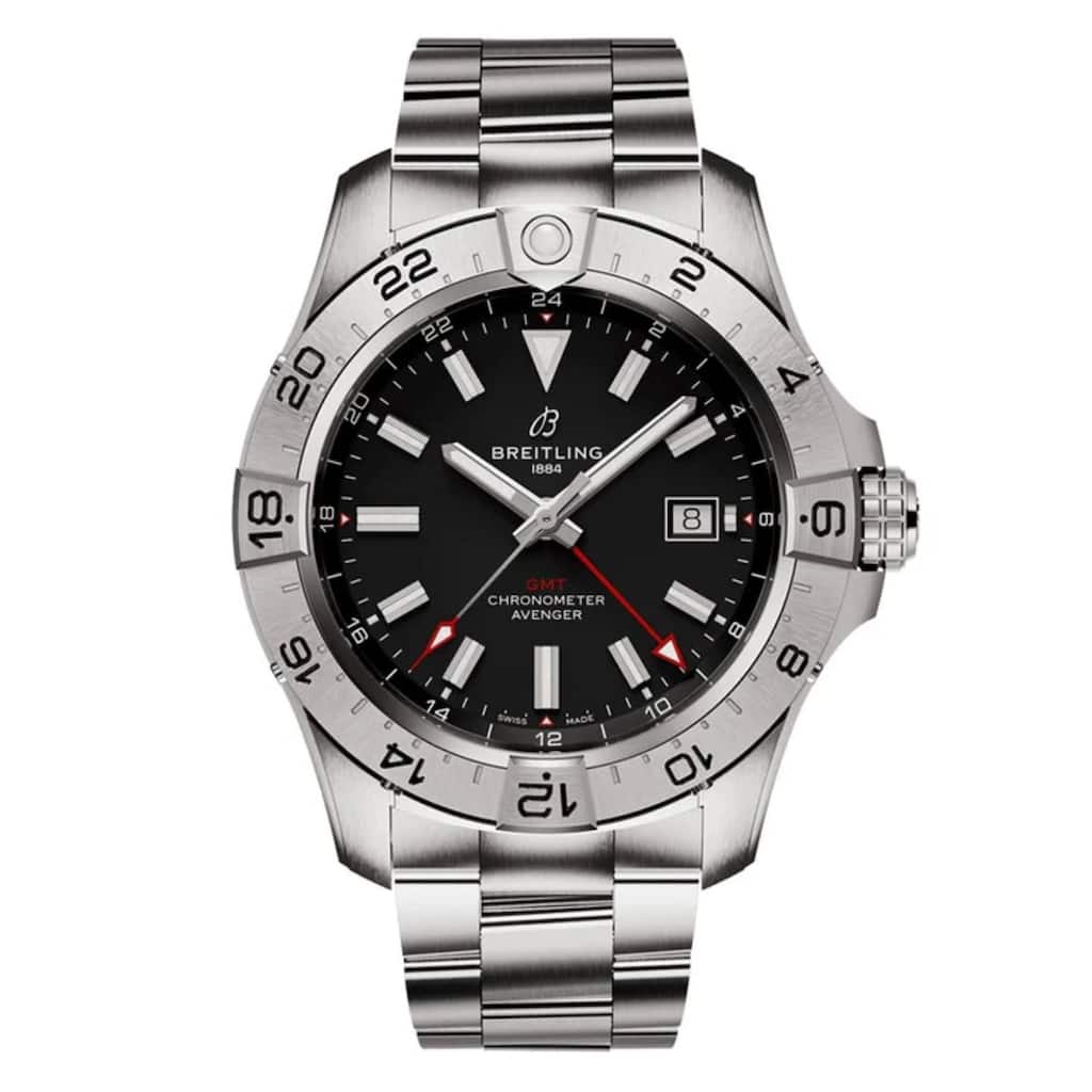 Breitling Men's Avenger Black Dial Watch - A32320101B1A1 - One Size