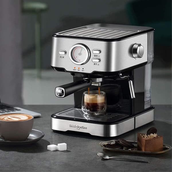 Costway 20 Bar Espresso Coffee Maker 2 Cup /w Built-in Steamer