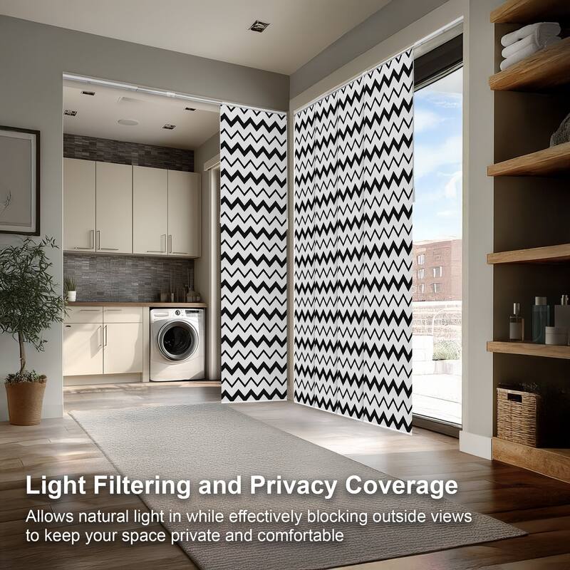 CHICOLOGY Adjustable Sliding Panels, 4-Rail Track, for Large Windows