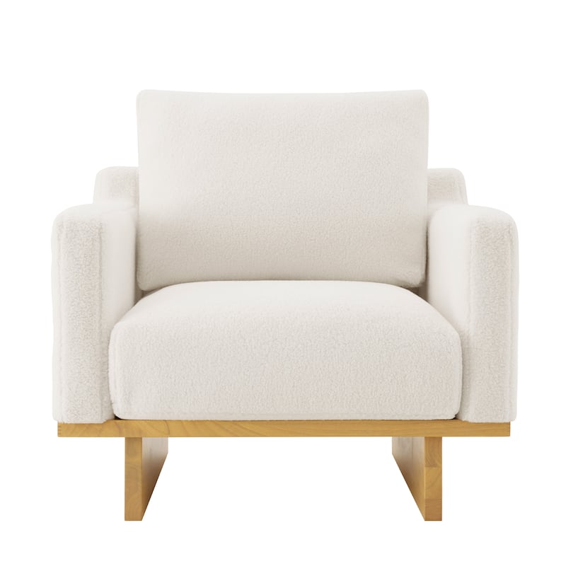 Modern Minimalist Accent Chair by Harper&Bright Designs