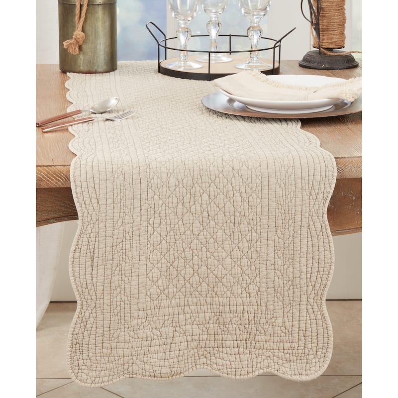 Elegant Quilted Table Runner - 16"x72"