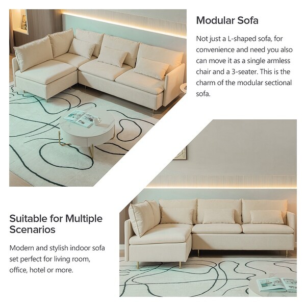Corner sofa with movable chaise cheap