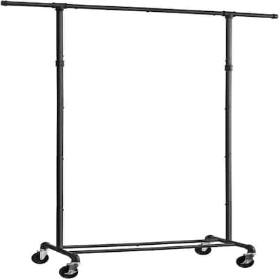Heavy Duty Clothes Rack, Rolling Garment Rack - 16.5"D x 47"W x 62"H
