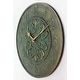 preview thumbnail 11 of 12, Blanc Fleur Wall Clock - 15 x 1.38 x 15