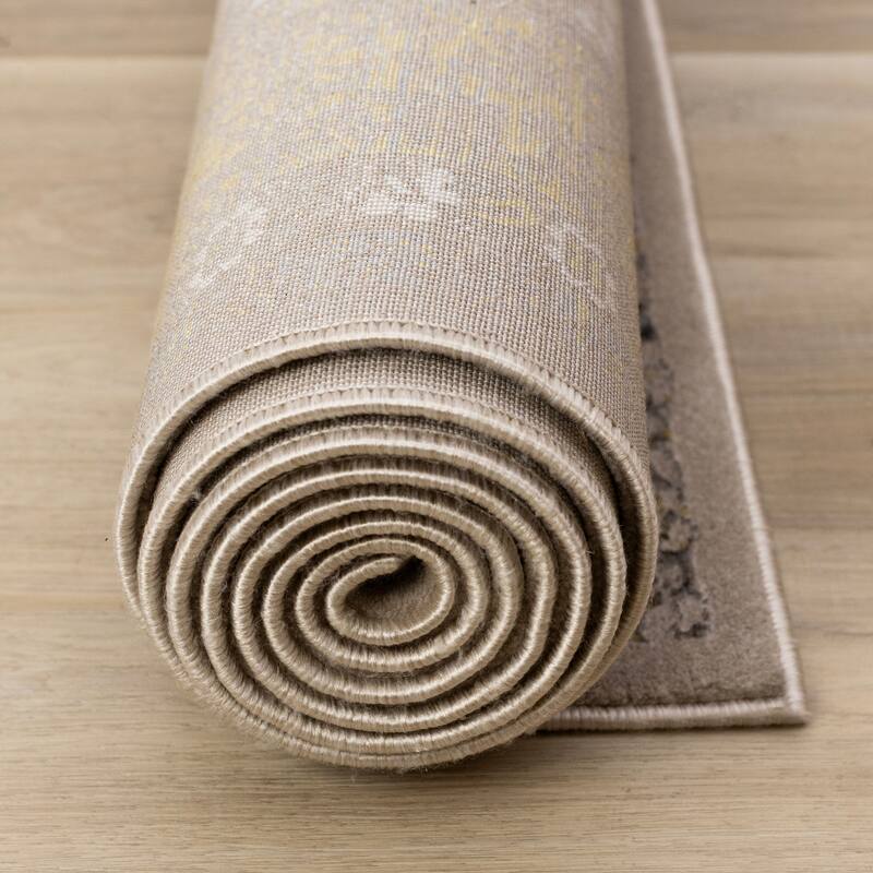 Zuri Collection - Soft Textured Pile Elegant Traditional Rug