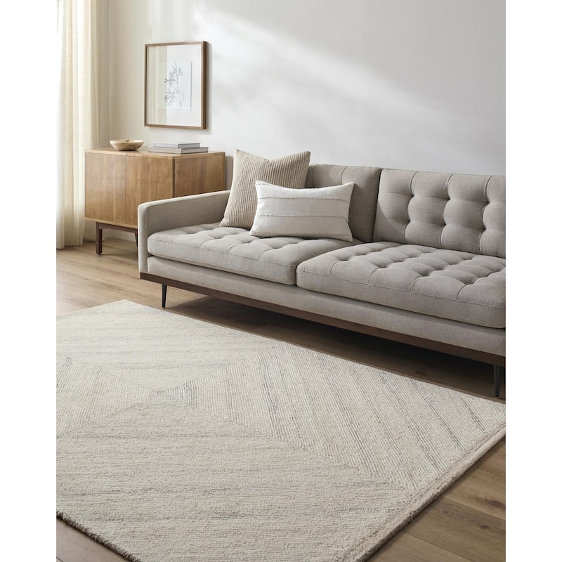 Livabliss Moroccan Granada Diamond Area Rug - 8'10" x 12' - Taupe