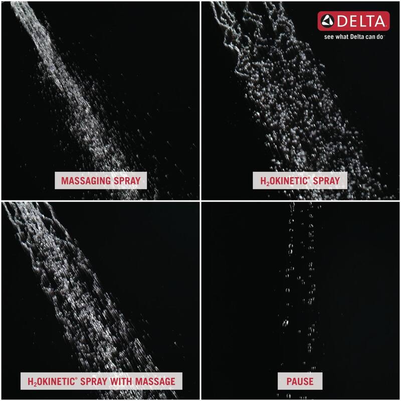 Delta In2ition 2.5 GPM 2-in-1 Multi Function Shower Head and Hand