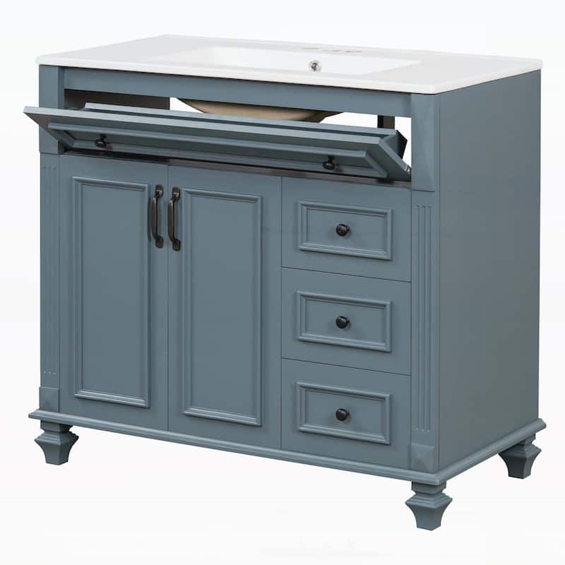 36" Bathroom Vanity with Sink