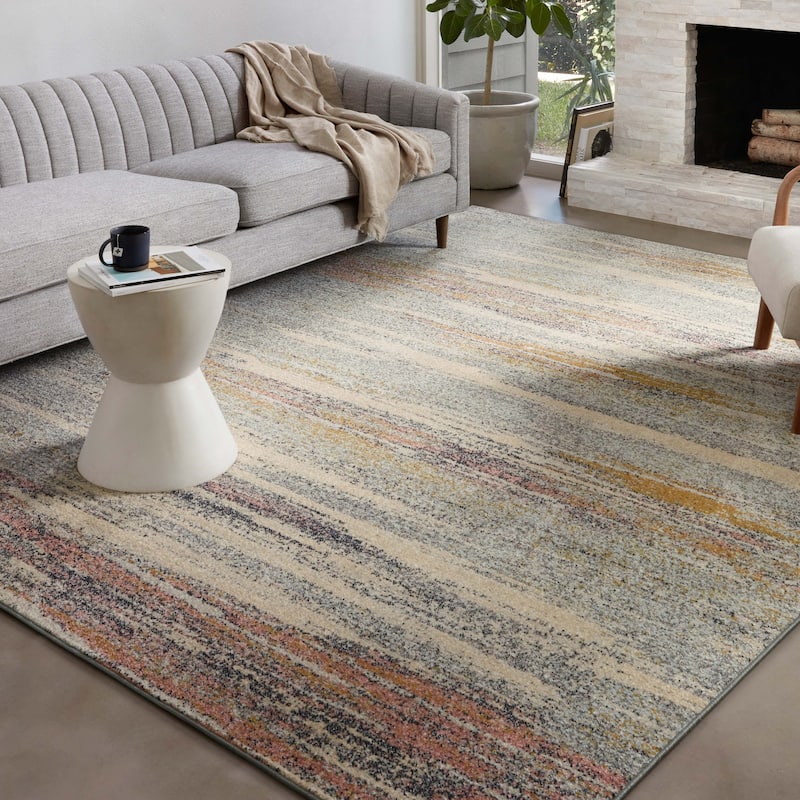 Alexander Home Bradford Modern Abstract Area Rug