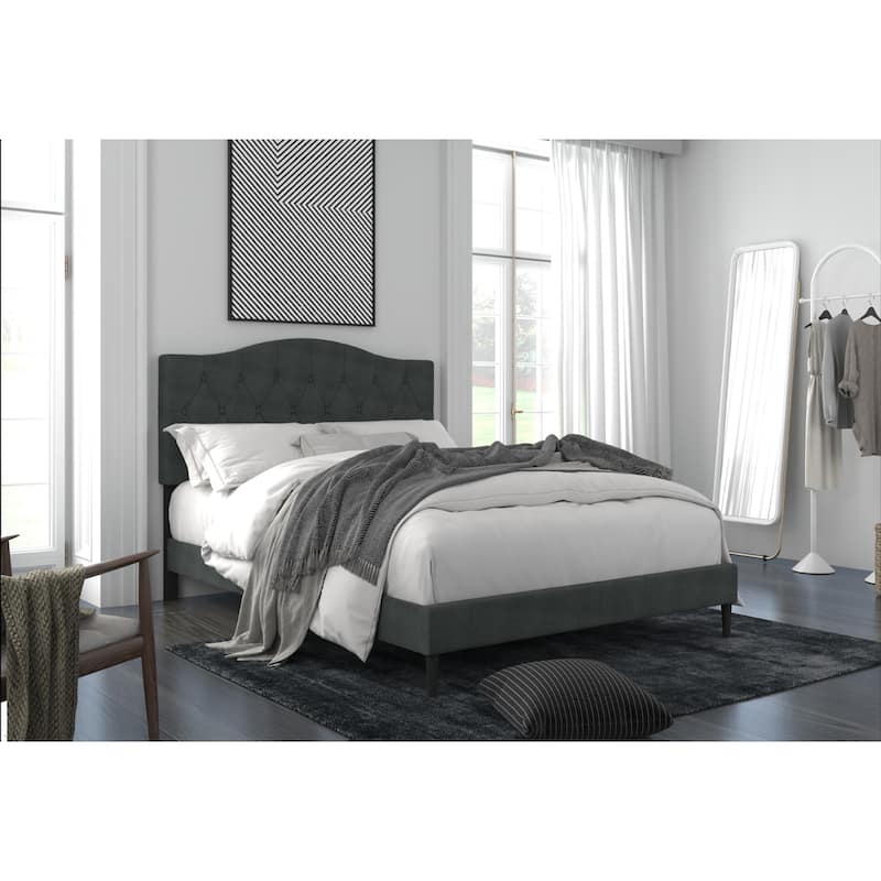 Mason Tufted Upholstered Platform Bed