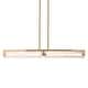 preview thumbnail 1 of 8, Varaluz Mingle 2-Light Linear Pendant - Satin Brass Brass